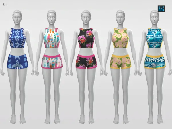 Mix Sporty Set 2 - The Sims 4 Custom Content