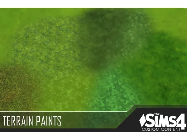 Maxis Match EA grass paint add ons - The Sims 4 Custom Content