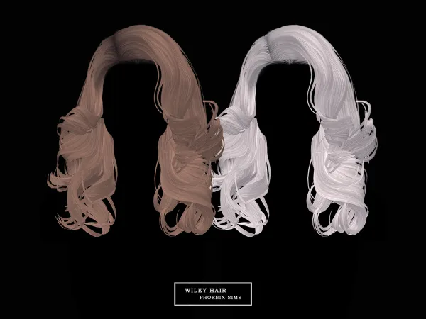 Alpha Wiley Hair - The Sims 4 Custom Content