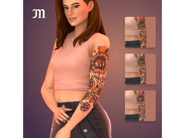 Caroline Tattoo by myshunosun
