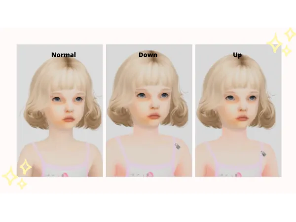 Mix [M3y メイ] kids up and down shoulder slider - The Sims 4 Custom Content