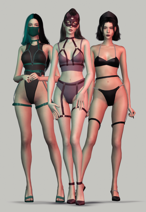 Lingerie set 2 3 by plazasims The Sims 4 Download SimsFinds