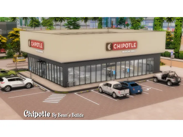 Alpha Chipotle by Bean's Builds - The Sims 4 Custom Content