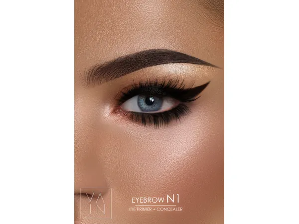 Alpha vaincosmetics EYEBROW N1 - The Sims 4 Custom Content