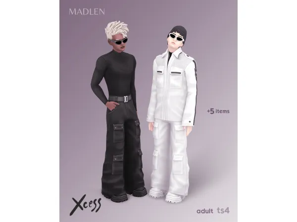 Maxis Match Xcess Clothing Pack by madlen - The Sims 4 Custom Content