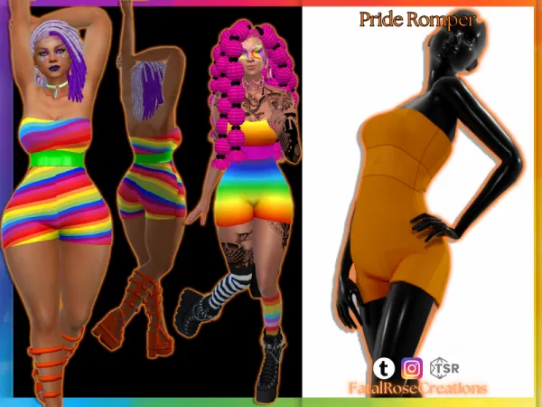 Pride 2023 Romper by Fatal Rose Creations