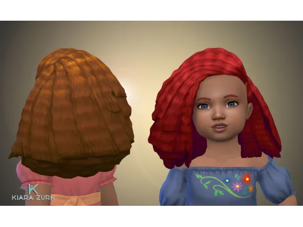 Maxis Match Crimped Long for Toddlers by Kiara Zurk - The Sims 4 Custom Content
