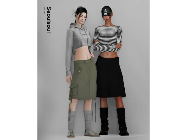 Alpha SIMS4 Midi set - The Sims 4 Custom Content