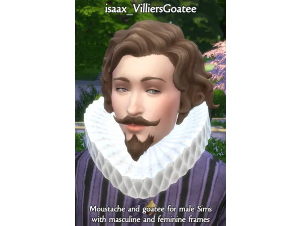Maxis Match Villiers Goatee (Facial Hair) - The Sims 4 Custom Content
