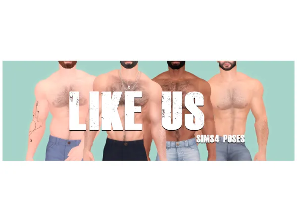 Alpha LIKE US by Pasos Grandes - The Sims 4 Custom Content