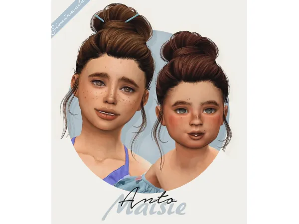 Alpha Anto Maisie by simiracle - The Sims 4 Custom Content