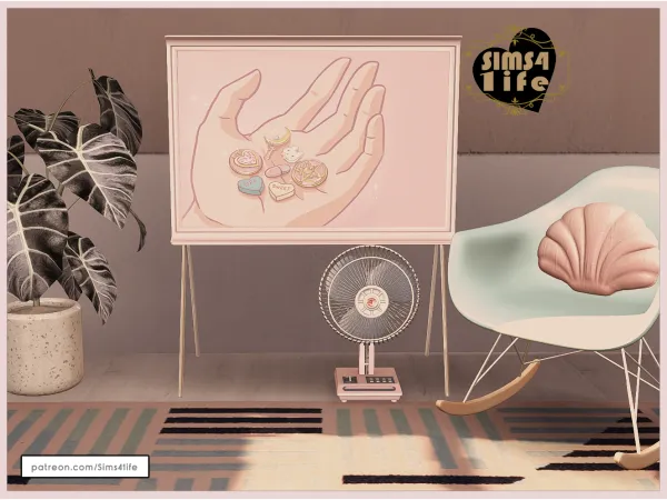 Maxis Match Functional TV - The Sims 4 Custom Content