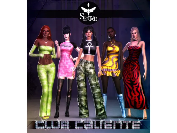 Maxis Match Club Caliente Collection by Sentate - The Sims 4 Custom Content