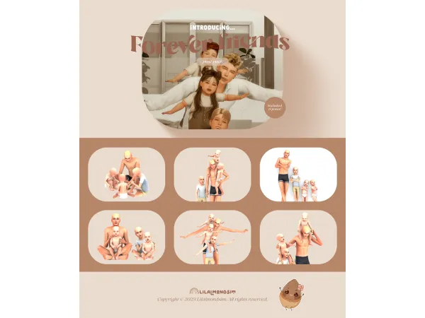 Maxis Match Forever friends - The Sims 4 Custom Content