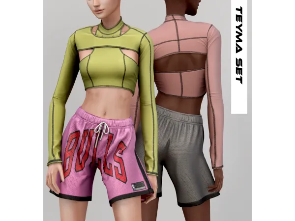 Alpha Street Style collection by Belaloallure - The Sims 4 Custom Content