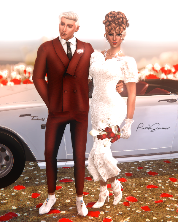 Alpha Wedding Bells 15 couple poses by simsfinds - The Sims 4 Custom Content