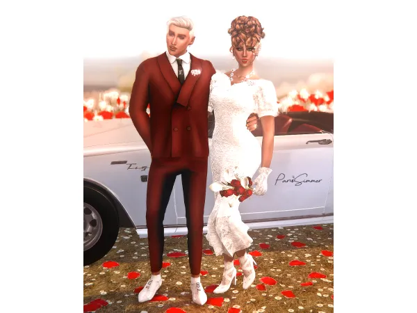 Alpha Wedding Bells 15 couple poses - The Sims 4 Custom Content