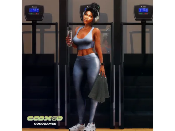 Alpha Hottie Fitness 2 549528180749309550485958456316 by cocogames - The Sims 4 Custom Content