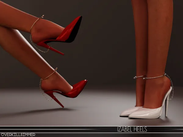 Alpha Izabel heels - The Sims 4 Custom Content