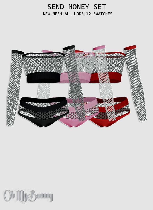 Alpha BUNNY SEND MONEY SET by ohmybunnny2 - The Sims 4 Custom Content