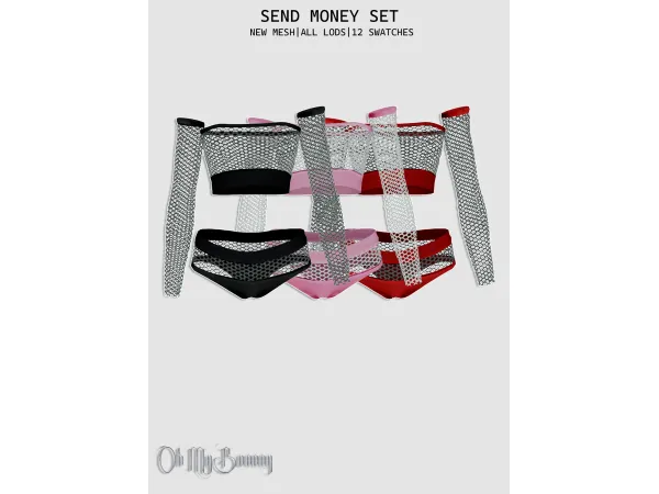 Alpha BUNNY SEND MONEY SET - The Sims 4 Custom Content
