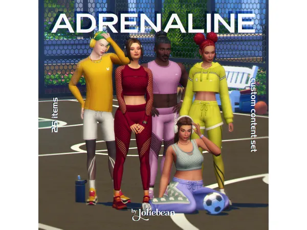 Maxis Match Adrenaline Set by Joliebean by Joliebean - The Sims 4 Custom Content