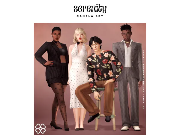 Maxis Match Canela Set (20 items) by Serenity - The Sims 4 Custom Content