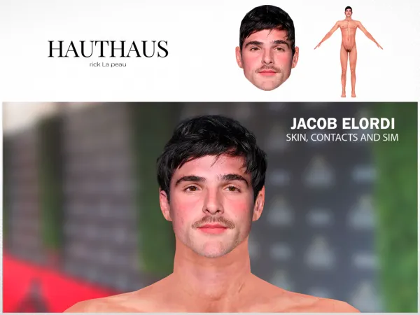 Alpha Jacob Elordi Skin and Sim for (Super Real) by Hauthaus - The Sims 4 Custom Content
