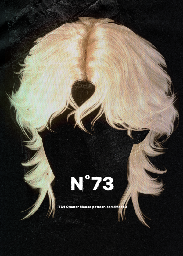 Alpha [SIMS4TS4] MoooD Hair N73 VER1 by simsfinds - The Sims 4 Custom Content