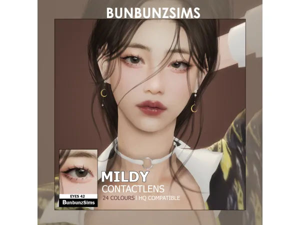 Mildy eyes ✿ 24 colours by BunbunzSims