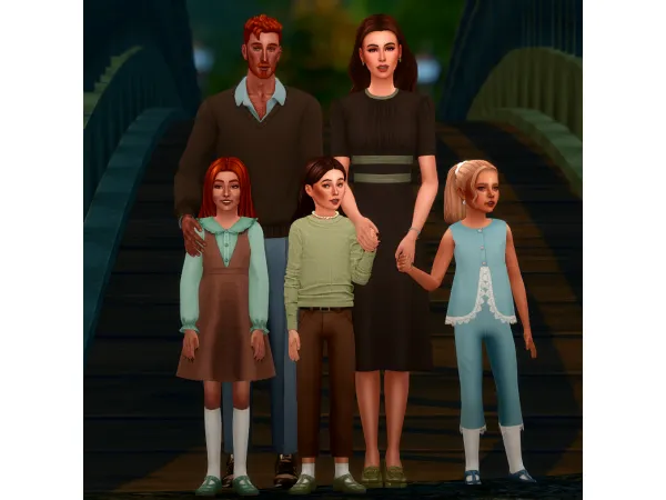 Maxis Match Beatrix Claus Pose Pack - The Sims 4 Custom Content