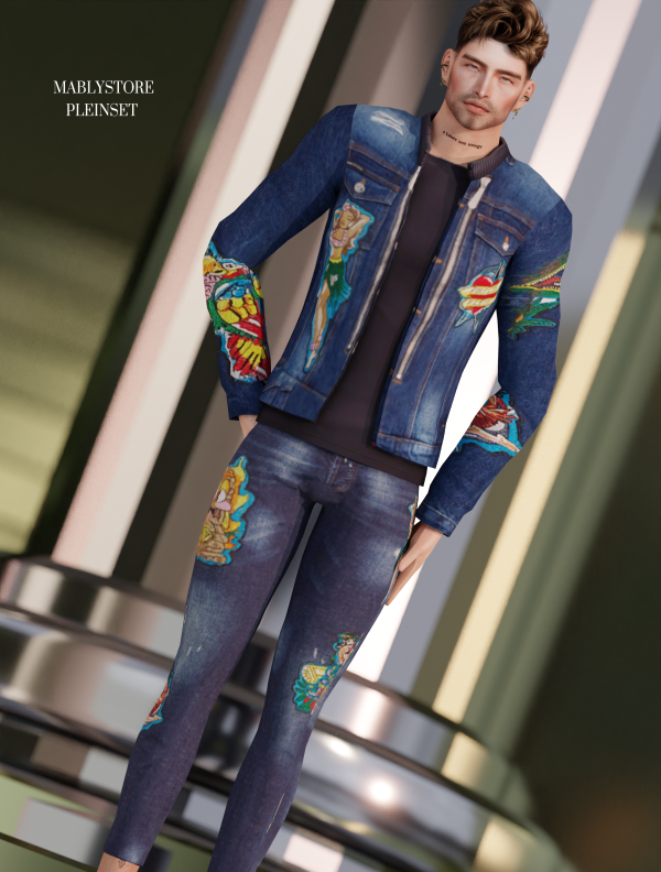 Alpha PLEIN SET by simsfinds - The Sims 4 Custom Content
