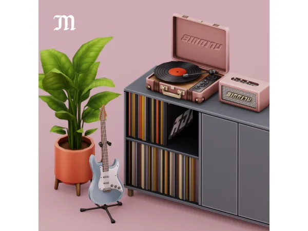 Maxis Match SIMMIFY MUSIC NOOK by myshunosun - The Sims 4 Custom Content