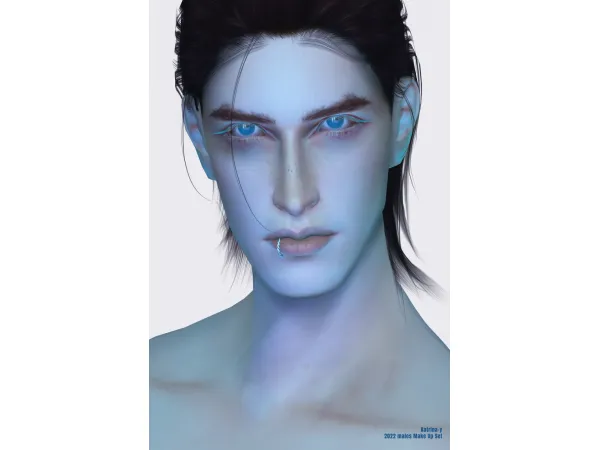 Alpha MALES MAKE UP SET y by Katrina - The Sims 4 Custom Content