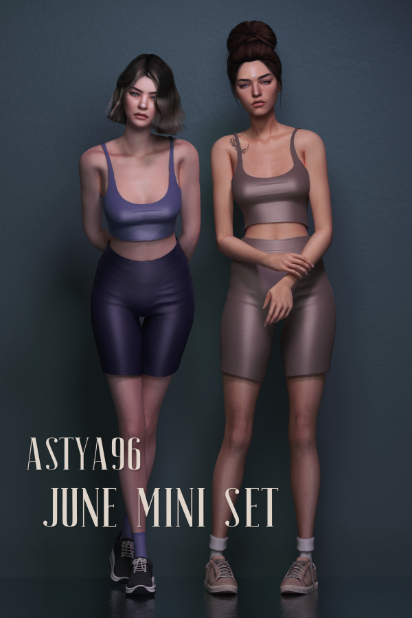 Alpha June Mini Set by simsfinds - The Sims 4 Custom Content