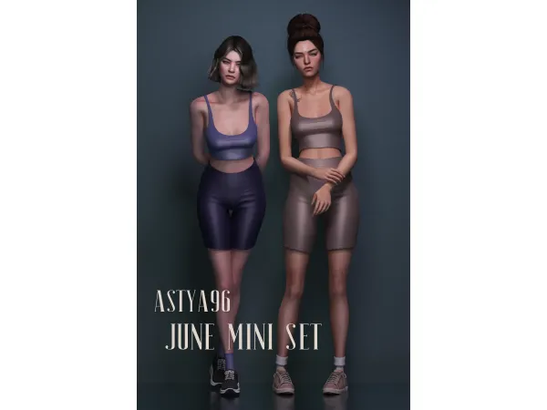 Alpha June Mini Set by astya96 - The Sims 4 Custom Content