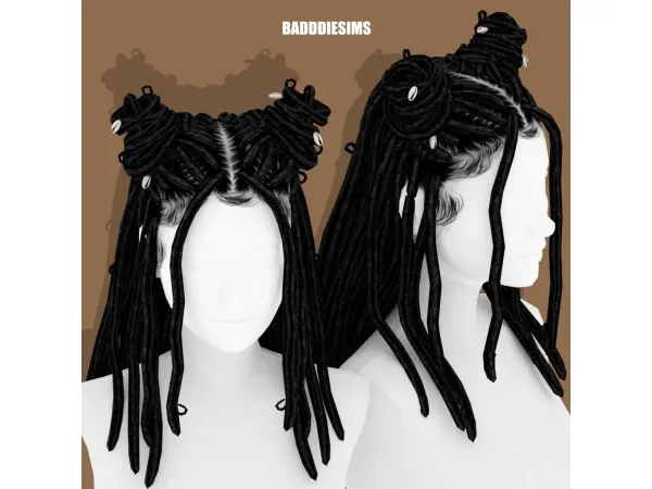 COILEY FAUX LOCS by BADDDIESIMS