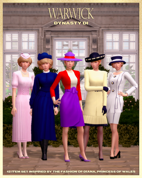 Maxis Match DYNASTY DI BIRTHDAY COLLECTION by simsfinds - The Sims 4 Custom Content