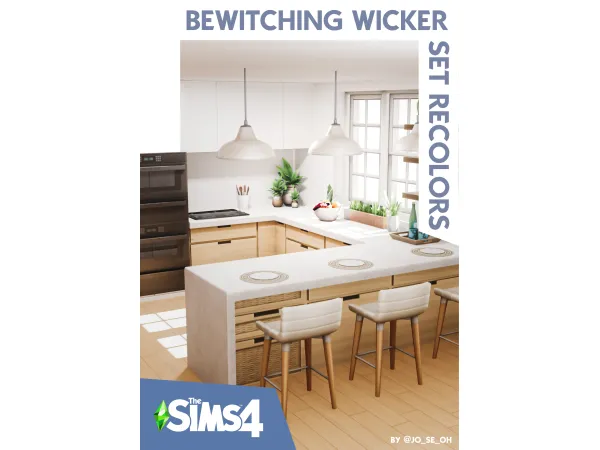 Bewitching Wicker Counter Set Recolors by jo_se_oh