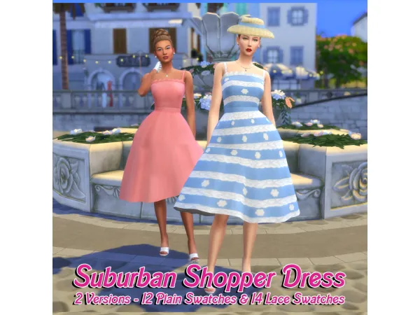 Maxis Match Suburban Barbara A JaviTruloveSims x Ice CreamforBreakfast Set by Javi Trulove - The Sims 4 Custom Content