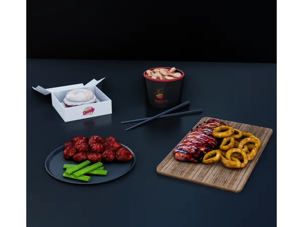 Alpha SimmerKate X LaSkrillz Fast Food Collab (Part 1) - The Sims 4 Custom Content