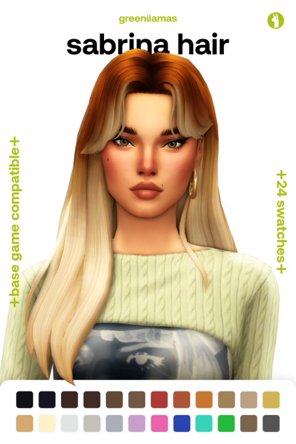 Maxis Match sabrina hair by simsfinds - The Sims 4 Custom Content