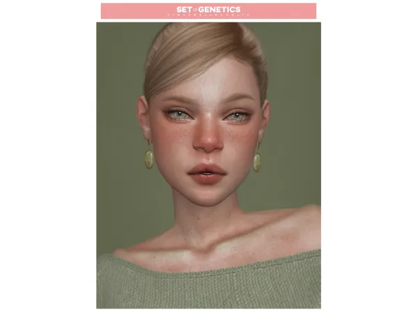 Alpha set of genetics by sims3melancholic - The Sims 4 Custom Content