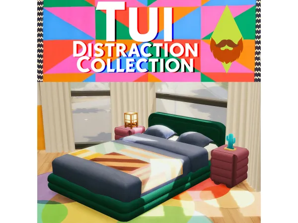 Maxis Match Tui Distraction Collection by Kiwisim4 - The Sims 4 Custom Content