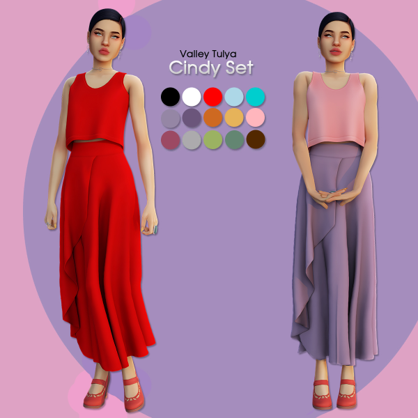 Alpha ( ) Cindy Set by simsfinds - The Sims 4 Custom Content