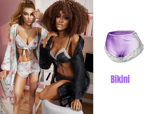 Alpha Bikini cool_content_star by cool_content_star - The Sims 4 custom content