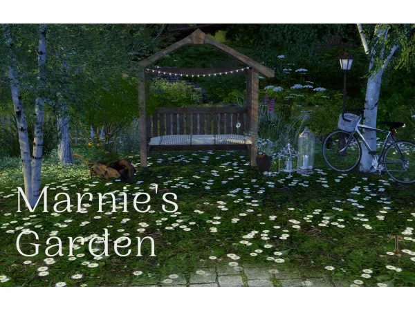 Alpha Marnie's Garden - The Sims 4 Custom Content