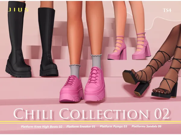 Alpha Chili Collection 02 by jiussims - The Sims 4 Custom Content
