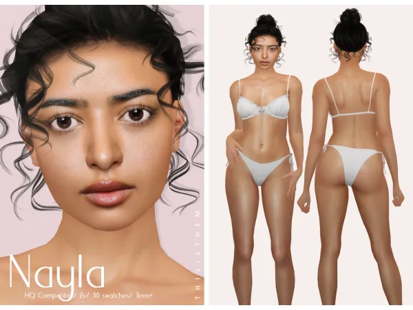 Alpha Nayla Skin Sim by ThisIsThem - The Sims 4 Custom Content