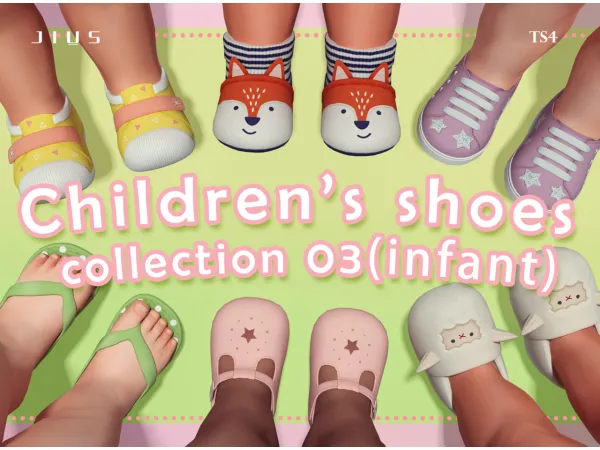 Mix Childrens shoes collection 03 - The Sims 4 Custom Content